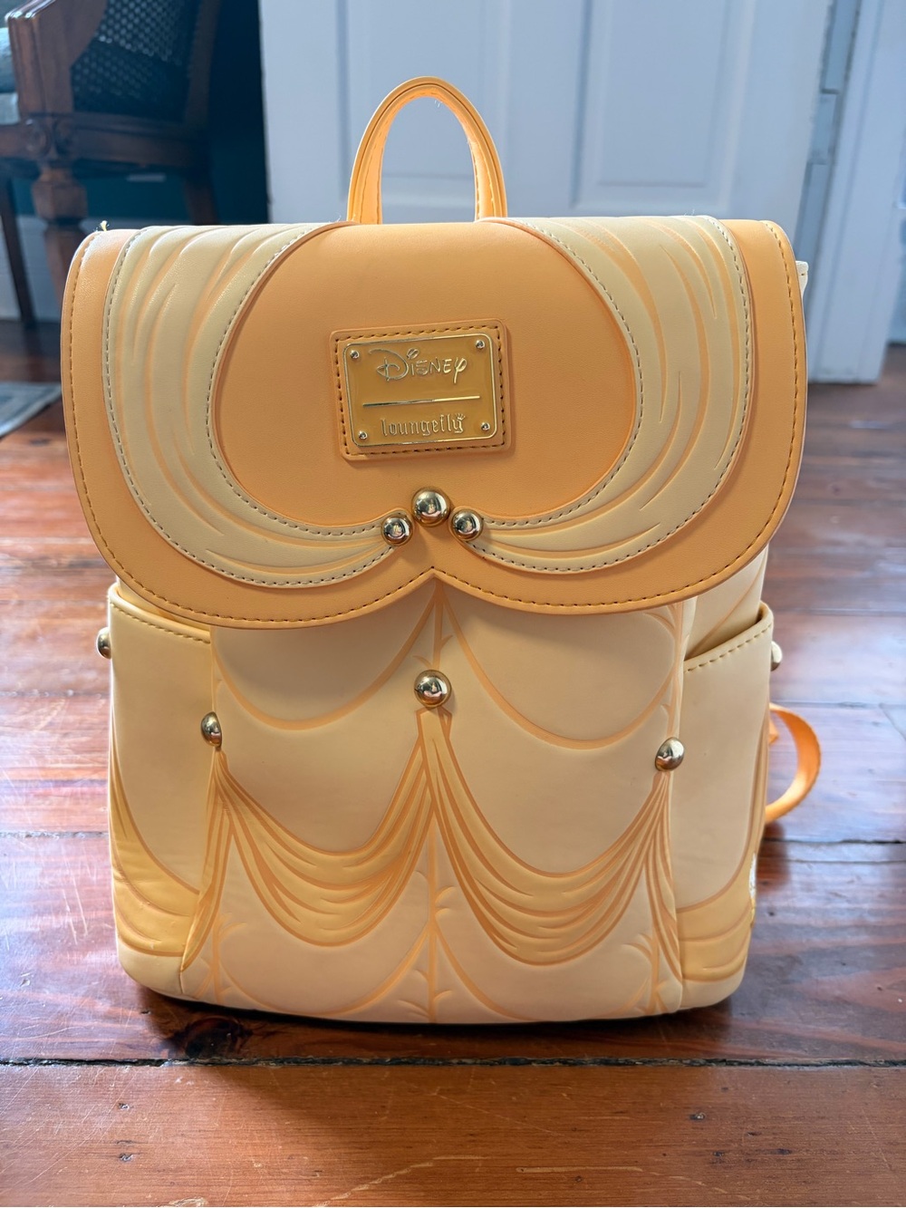Disney x Loungefly Yellow Belle Mini Backpack 30th anniversary